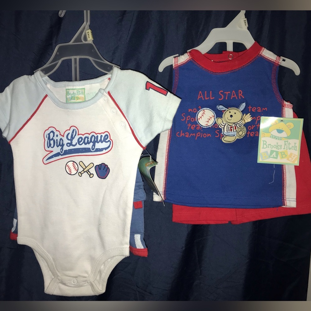 3 -2 pcs sets. Baby boy size 3-6 months. NWT